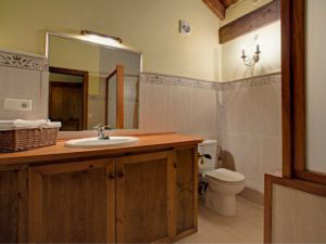 Bathroom in the holiday house for 10 people in Llanes