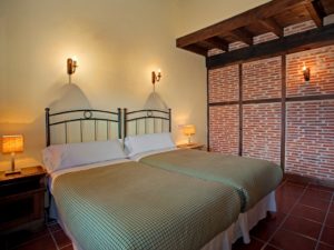 Bedroom in the holiday house for 10 people in Llanes