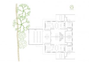 Plano superficie sala y casas