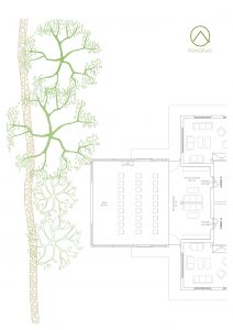 plano superficie sala junto casas 3 y 4